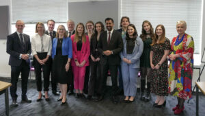 First Minister and Cabinet Secretaries with MSYPs