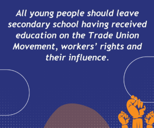 Purple image with white text on it that says 